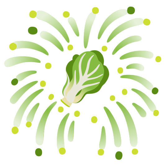 fireworks leafy green