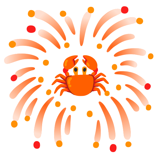 fireworks crab