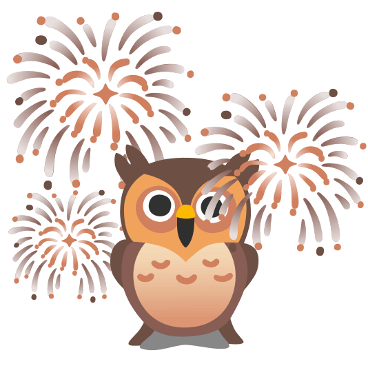 fireworks owl