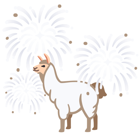 fireworks llama