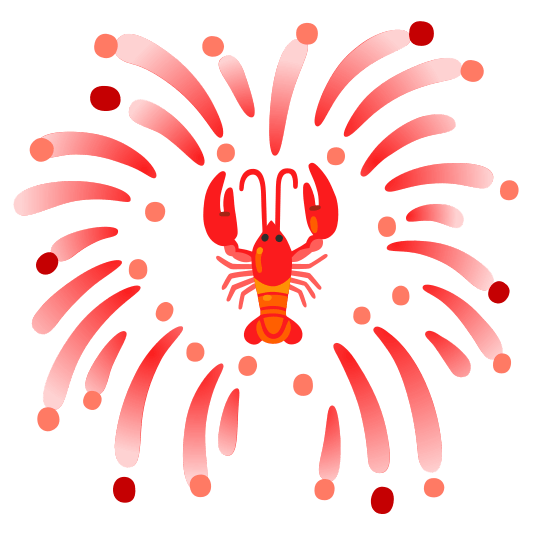 fireworks lobster