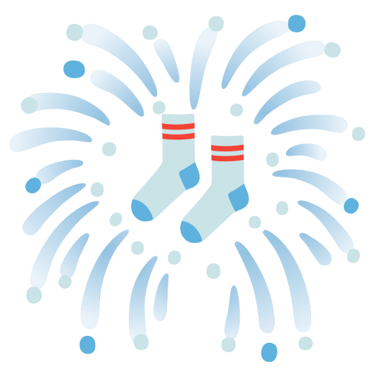 fireworks socks