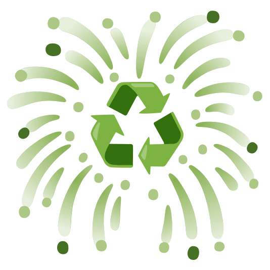fireworks recycle