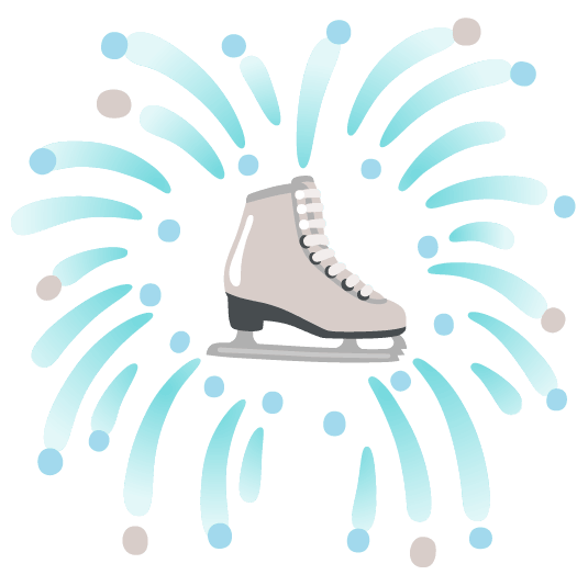 fireworks ice skate