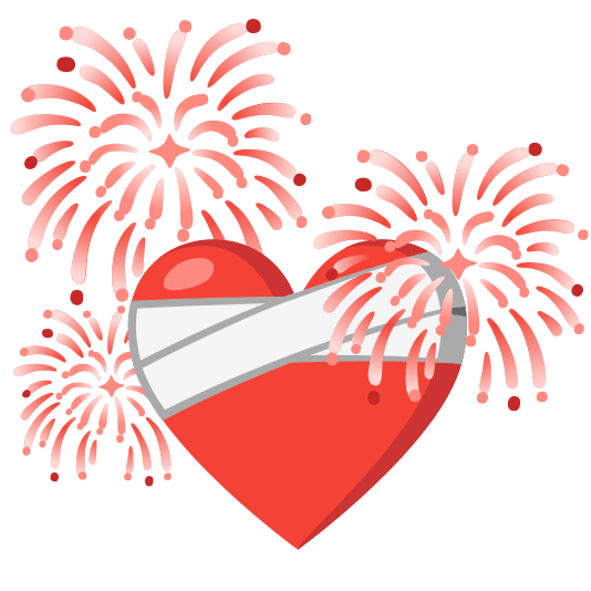 fireworks mending heart