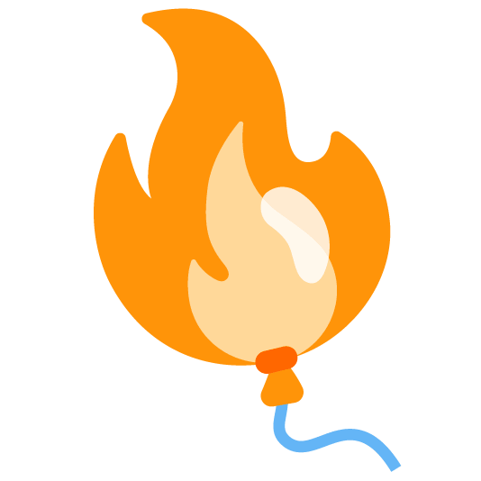 balloon fire