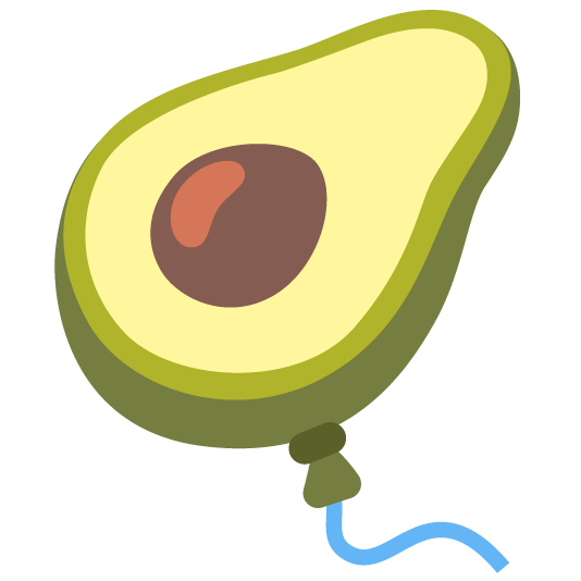 balloon avocado