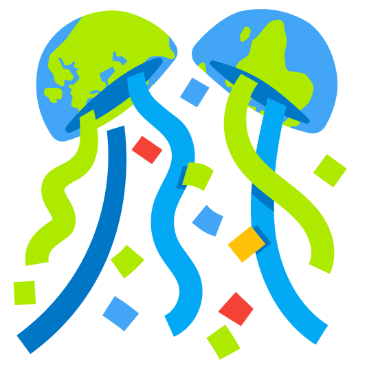 confetti ball earth africa