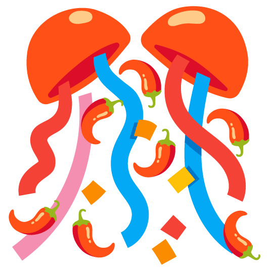 confetti ball hot pepper