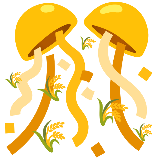 confetti ball ear of rice