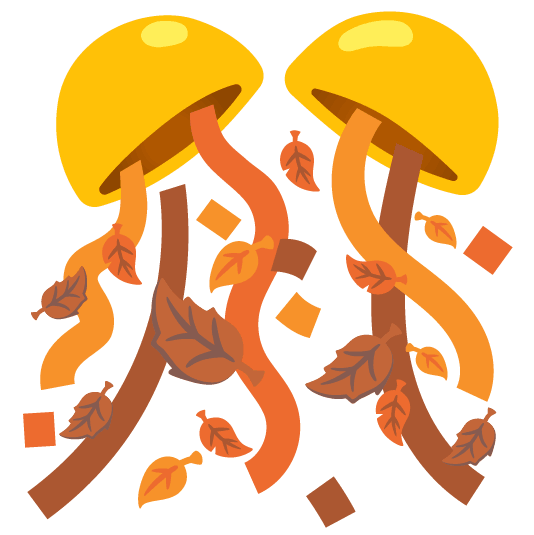 confetti ball fallen leaf