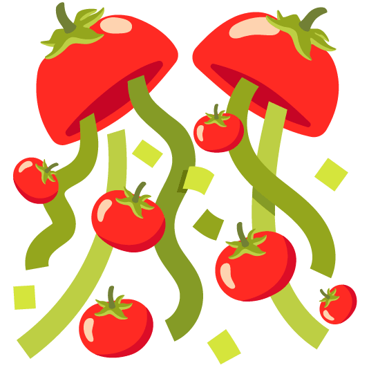 confetti ball tomato