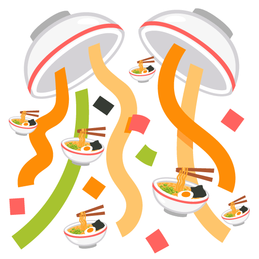 confetti ball ramen