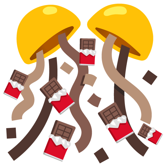 confetti ball chocolate bar