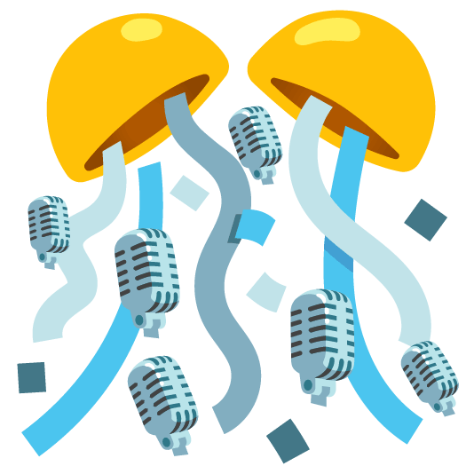 confetti ball studio microphone