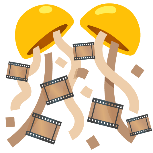 confetti ball film frames