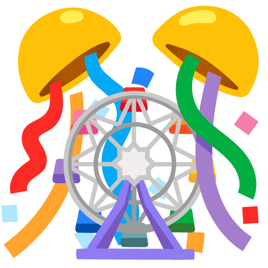 confetti ball ferris wheel