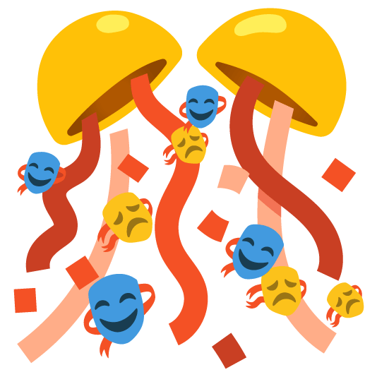 confetti ball performing arts