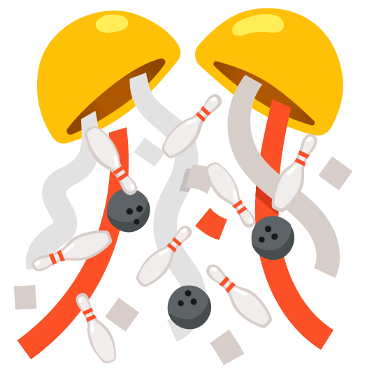 confetti ball bowling