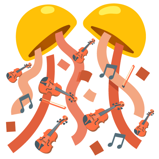 confetti ball violin