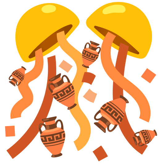 confetti ball amphora