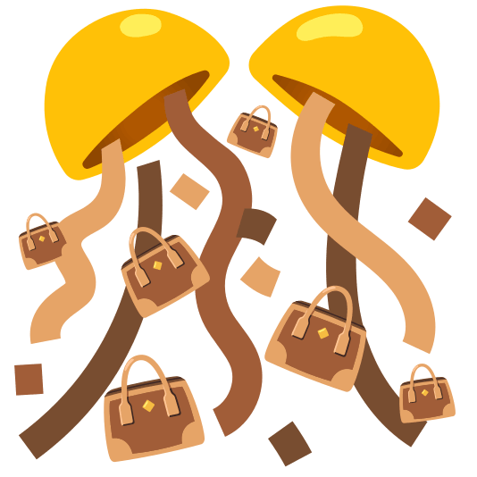 confetti ball handbag