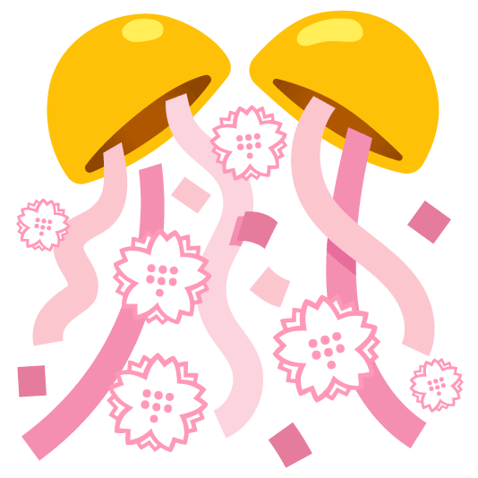 confetti ball white flower