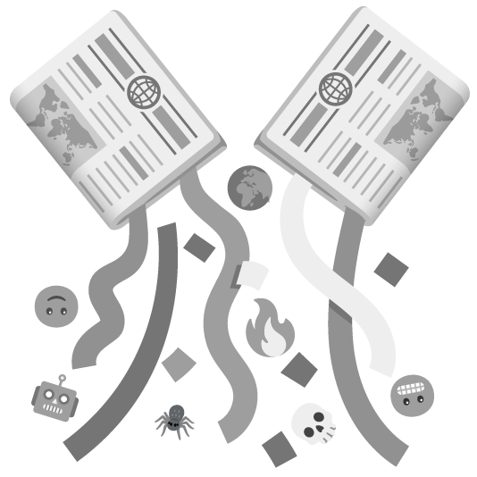 confetti ball newspaper