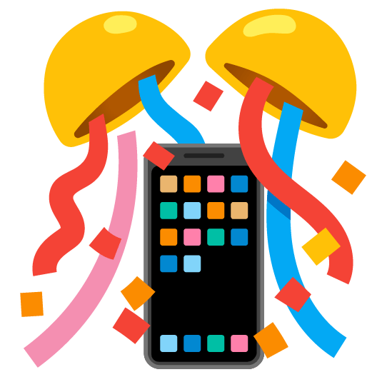 confetti ball iphone