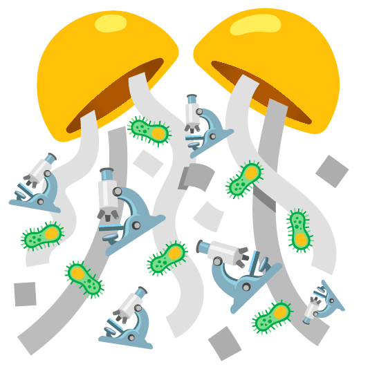 confetti ball microscope