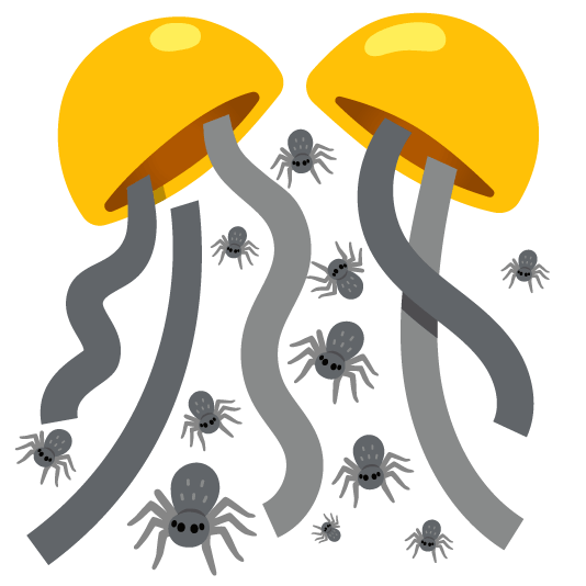 confetti ball spider