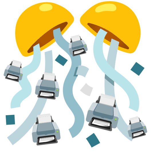 confetti ball printer