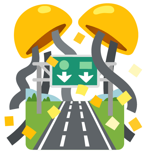 confetti ball motorway