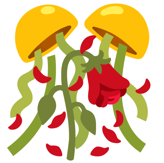 confetti ball wilted flower