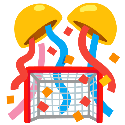 confetti ball goal net