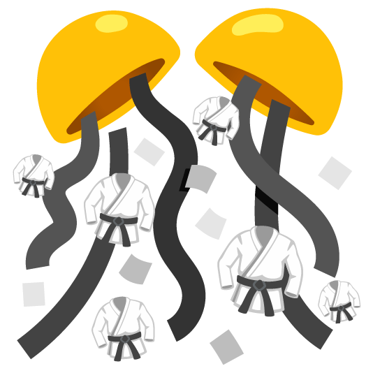 confetti ball martial arts uniform