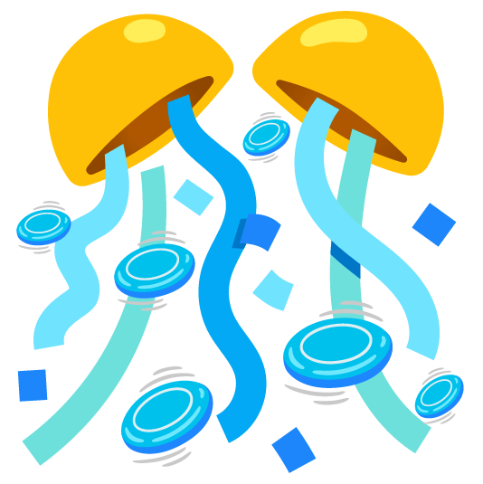 confetti ball flying disc