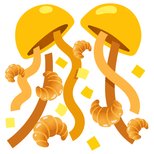 confetti ball croissant