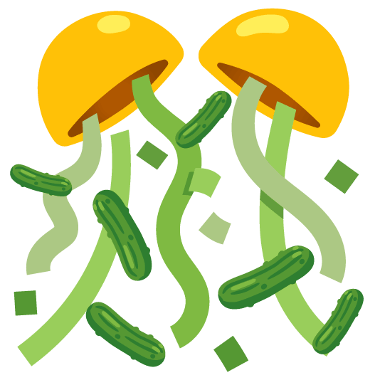 confetti ball cucumber