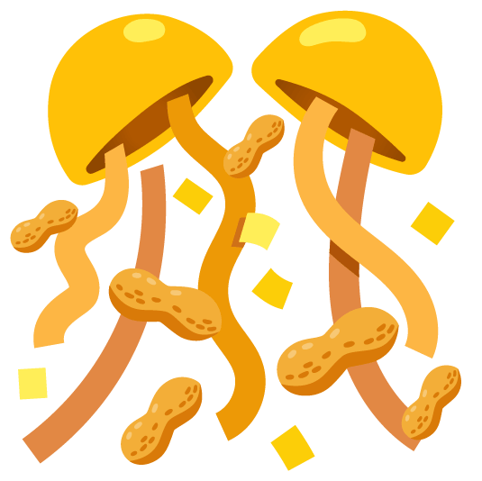 confetti ball peanuts