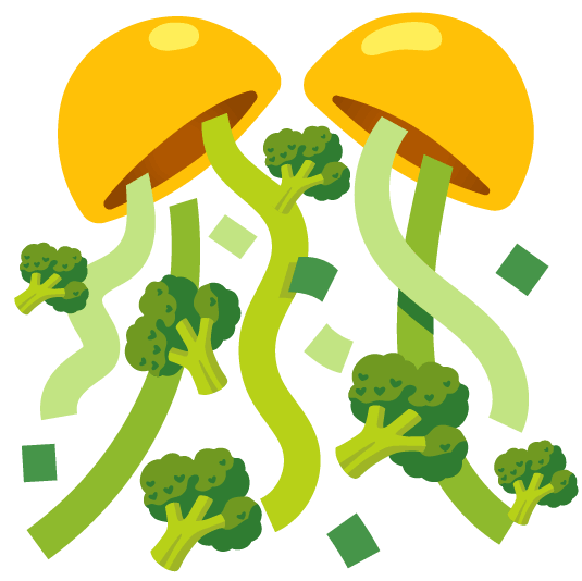 confetti ball broccoli