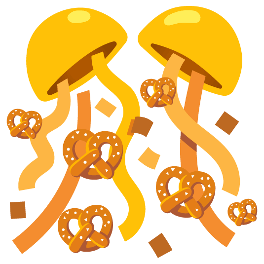 confetti ball pretzel