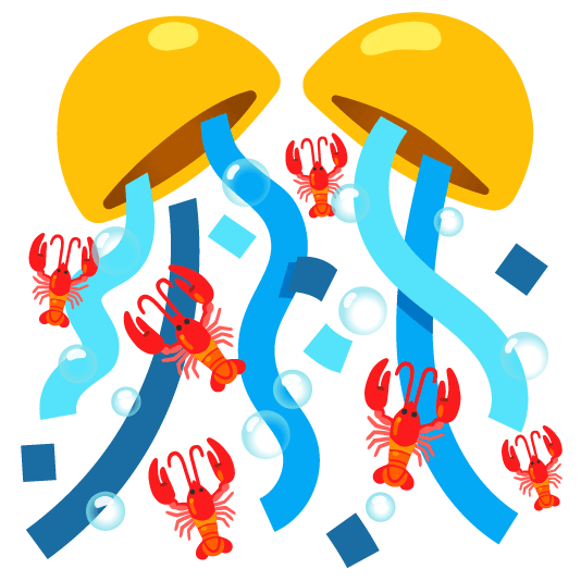 confetti ball lobster