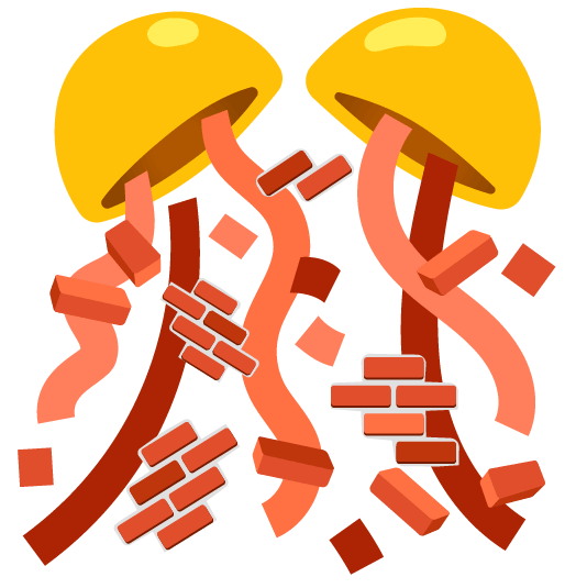 confetti ball bricks