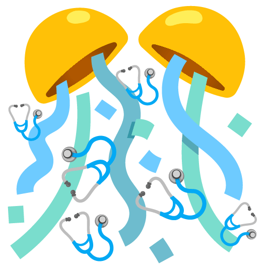 confetti ball stethoscope