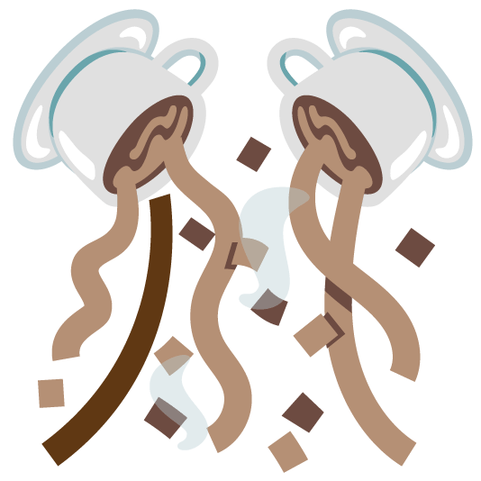 confetti ball coffee