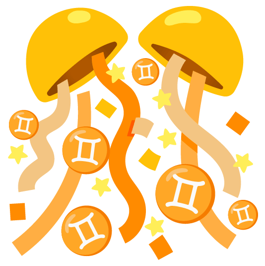 confetti ball gemini