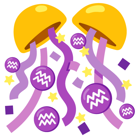 confetti ball aquarius