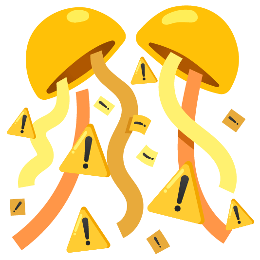 confetti ball warning