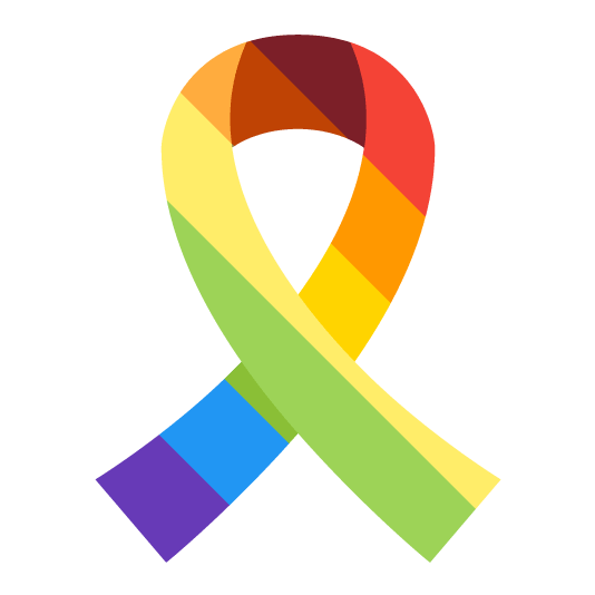 reminder ribbon rainbow